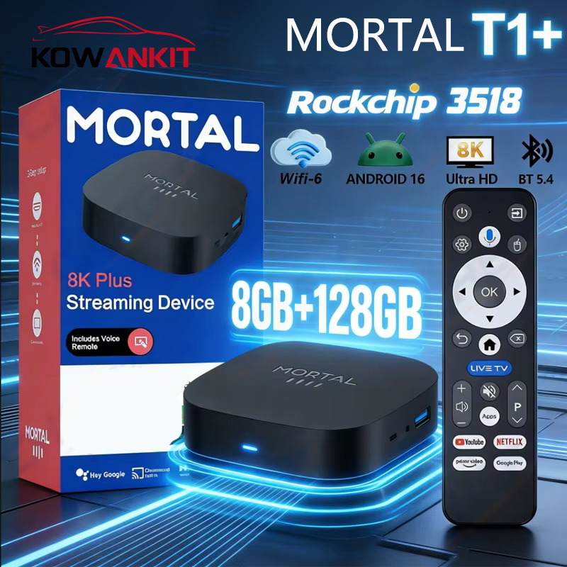 Khadas Vim4 8Gb - 2026 Novo Android TV Box T1+