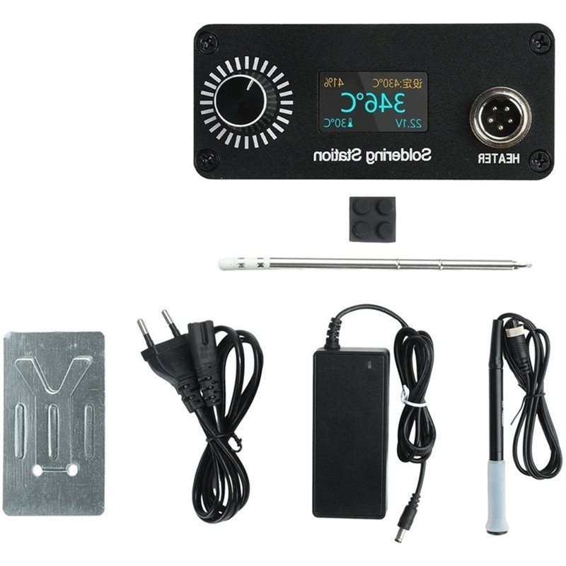 Estação de Soldagem Portátil A - Soldering Station T12 Oled avaliação e preço