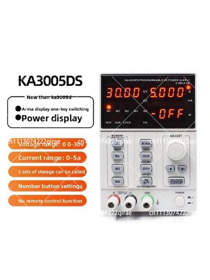 Fonte de Alimentação DC Digita - Programmable Dc Power Supply 60V 5A avaliação e preço